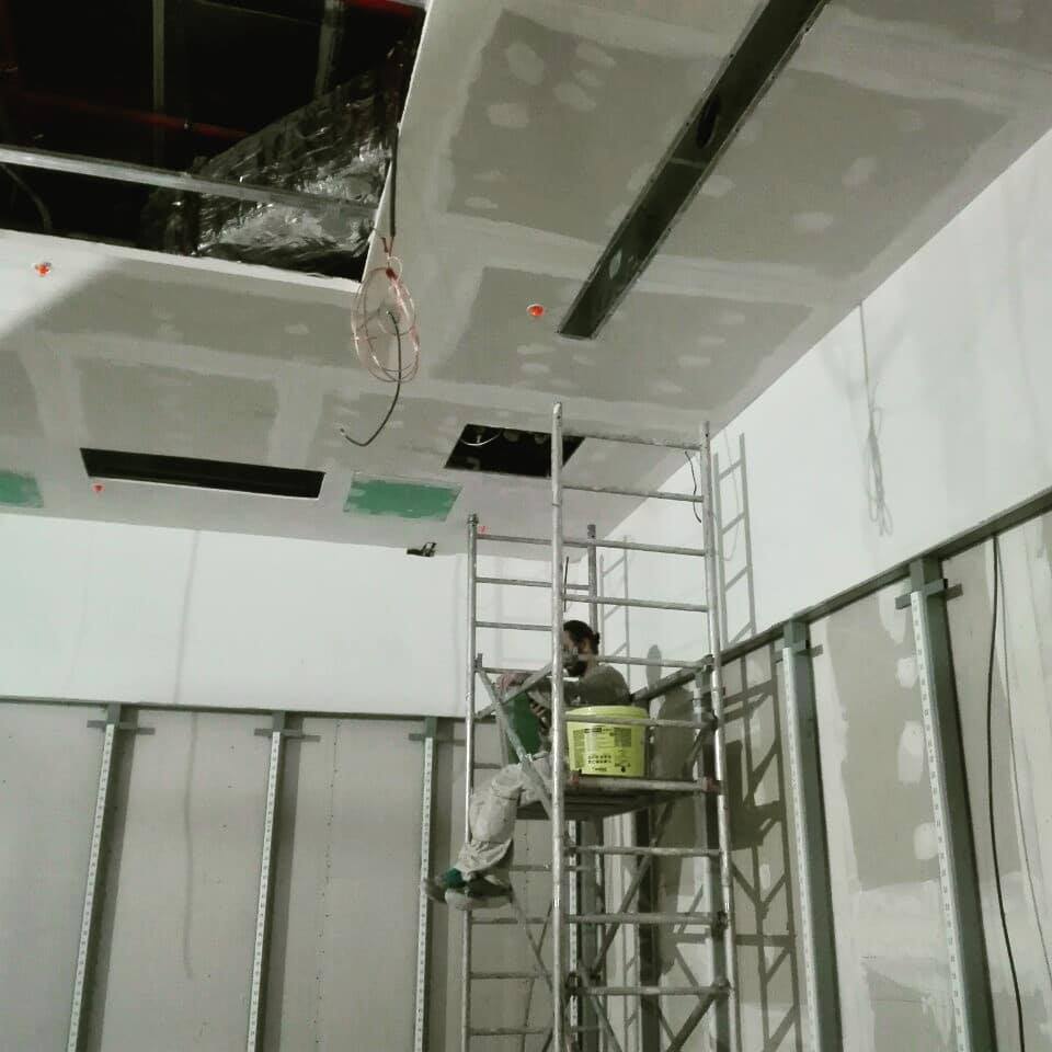 Postavljanje gipsanih ploča